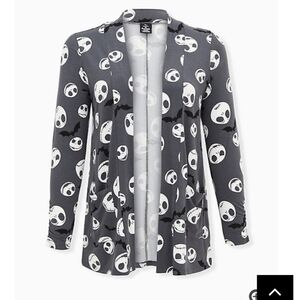 🆕DISNEY NBC JACK SKELLINGTON SUPER SOFT CARDIGAN